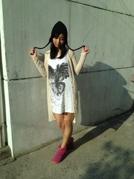「GIVENCHY（ジバンシイ）のアイテム（ワンピース/ドレス）」を使った、eggさん（レディース・163cm）の春コーディネート