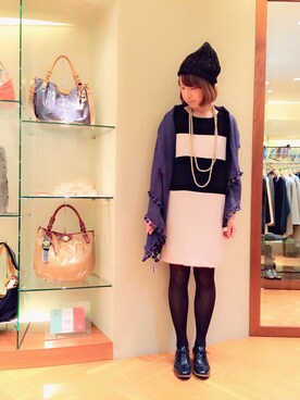 「KATHARINE ROSS（キャサリンロス）のアイテム（その他シューズ）」を使った、shokoさん（レディース・165cm）の秋コーディネート