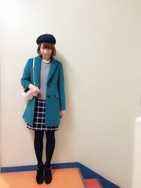 「KATHARINE ROSS（キャサリンロス）のアイテム（ブーティ）」を使った、shokoさん（レディース・165cm）の冬コーディネート