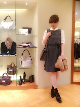 「KATHARINE ROSS（キャサリンロス）のアイテム（その他シューズ）」を使った、shokoさん（レディース・165cm）の秋コーディネート