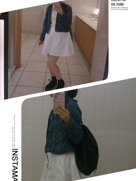 「厚底」｜なーたんさん（レディース・148cm）の春コーディネート