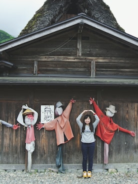 Pekoさん（レディース・153cm）の秋コーディネート