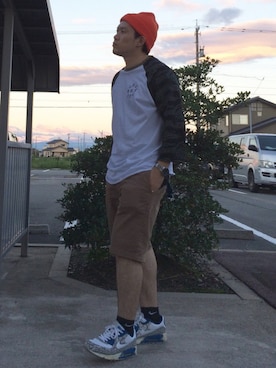 「68&brothers（シックスティエイトアンドブラザーズ）のアイテム（アナログ腕時計）」を使った、takaさん（メンズ・167cm）の秋コーディネート