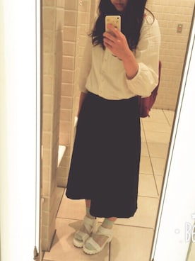 「en face（アンファス）のアイテム」を使った、さこみんさん（レディース・162cm）の夏コーディネート