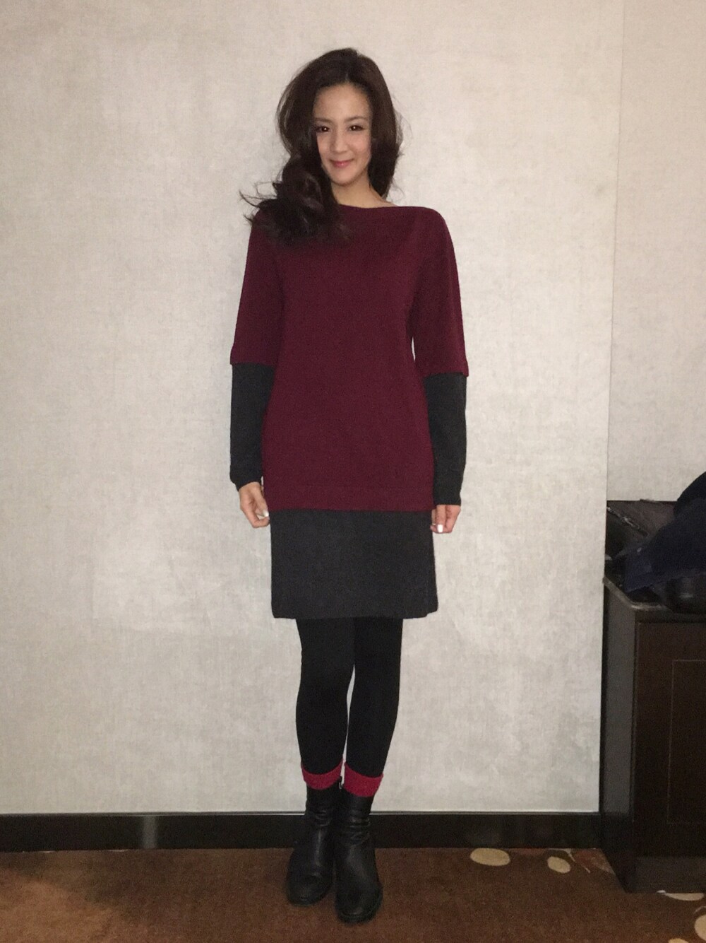 「BALENCIAGAのアイテム（ワンピース、その他）」を使った、rach@さん（レディース・168cm）の冬コーディネートの1枚目の写真
