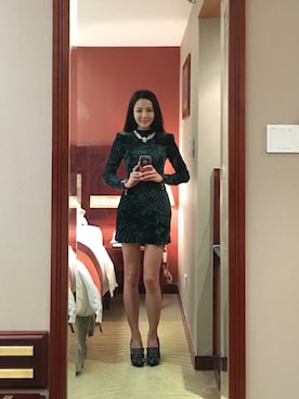 「SHOUROUK（シュローク）のアイテム（アクセサリー）」を使った、rach@さん（レディース・168cm）の冬コーディネート