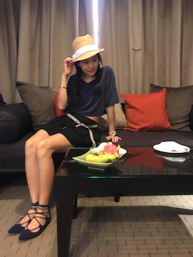 「SCOTCH & SODA（スコッチ アンド ソーダ）のアイテム（スカート）」を使った、rach@さん（レディース・168cm）の春コーディネート