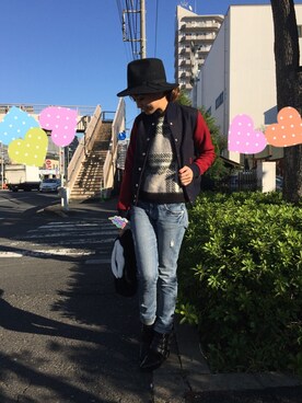 「Soareak」｜木野園子さん（レディース・160cm）の秋コーディネート