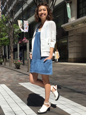 木野園子さん(レディース・160cm)の春コーディネート