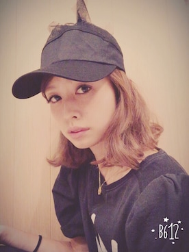 「KIIRA（キーラ）のアイテム」を使った、木野園子さん（レディース・160cm）の夏コーディネート