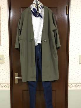 「Wonder Rocket（ワンダーロケット）のアイテム（ジャケット/アウター）」を使った、amuさん（レディース・164cm）の春コーディネート