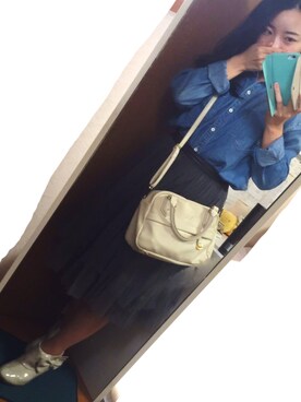 「アイテム（ブーティ）」を使った、miyuphocoさん（レディース・145cm・20代）の秋コーディネート