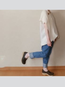 「dansko（ダンスコ）のアイテム（その他シューズ）」を使った、7___coさん（レディース・155cm）の夏コーディネート