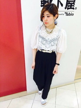 「Jeffrey Campbell（ジェフリーキャンベル）のアイテム（サンダル）」を使った、YUKIさん（レディース・160cm）の夏コーディネート
