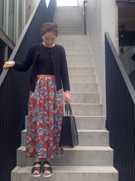 「TIDEWAY（タイドウェイ）のアイテム」を使った、TIDEWAYさん（レディース・163cm）の夏コーディネート