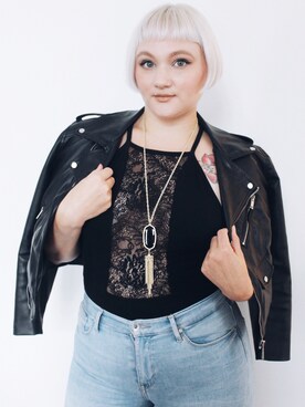 「Kendra Scott  （-）のアイテム」を使った、blackinbloomさん（レディース・168cm）の秋コーディネート