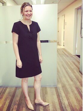 「wear to work」｜Julie Dahlingerさん（レディース・170cm）の秋コーディネート