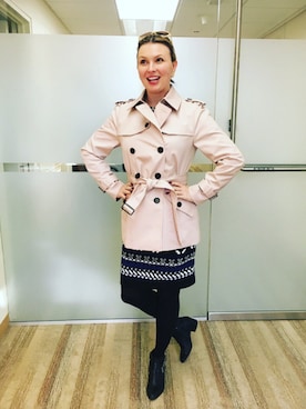 「アイテム（ブーティ）」を使った、Julie Dahlingerさん（レディース・170cm・30代）の秋コーディネート