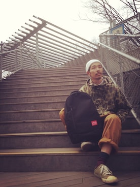 「68&brothers（シックスティエイトアンドブラザーズ）のアイテム（ジャケット/アウター）」を使った、内野 大悟さん（メンズ・177cm）の春コーディネート