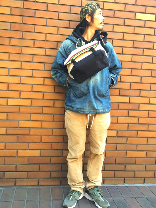 68&brothersのデニムジャケットを使った人気ファッション