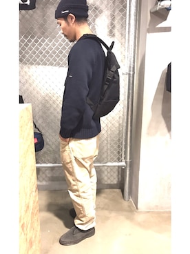 「Manhattan Portage」｜内野 大悟さん（メンズ・177cm）の秋コーディネート