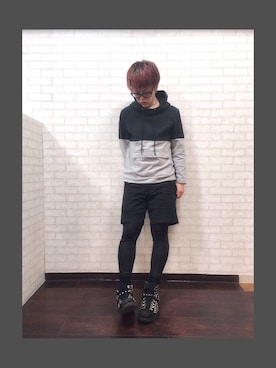 「レギンス」｜tomohiro nomuraさん（メンズ・162cm・30代）の秋コーディネート