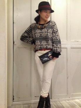 「B'2nd（ビーセカンド）のアイテム（アクセサリー）」を使った、B'2nd roit ＳＨＩＮＪＵＫＵさん（レディース・155cm）の秋コーディネート