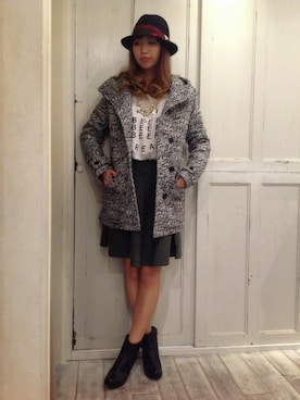 「B'2nd（ビーセカンド）のアイテム（その他アウター）」を使った、B'2nd roit ＳＨＩＮＪＵＫＵさん（レディース・165cm）の秋コーディネート