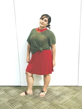 「USA」｜「アイテム（ワンピース/ドレス）」を使った、patilcurvesさん（レディース・157cm）の夏コーディネート