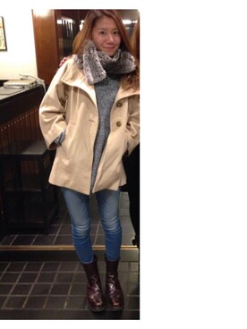 「Abercrombie&Fitch（アバークロンビーアンドフィッチ）のアイテム」を使った、sese228さん（レディース・160cm）の冬コーディネート