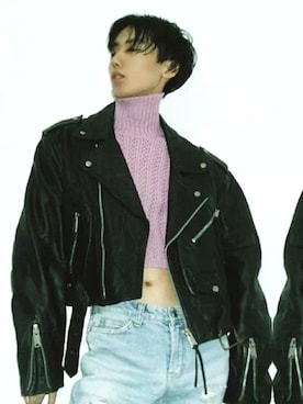 「HVC（エイチブイシー）のアイテム（その他トップス）」を使った、WitchesMさん（メンズ・178cm）の秋コーディネート
