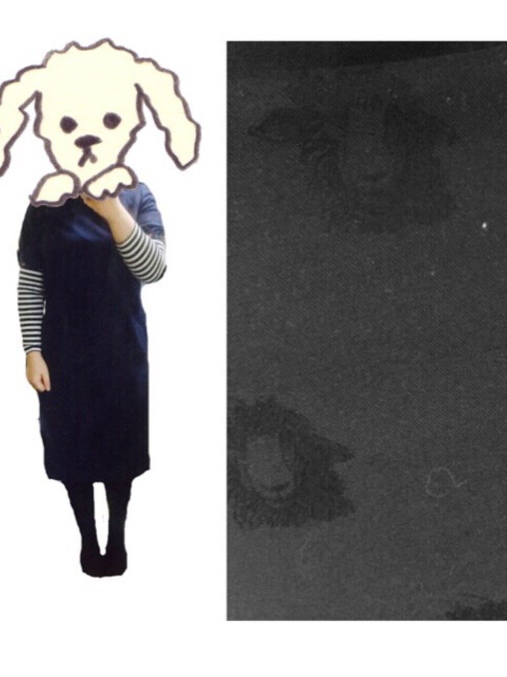 「mercibeaucoup,」｜「mercibeaucoup,のアイテム（ワンピース、ブルー系）」を使った、ぬるすけさん（レディース・155cm）の冬コーディネートの1枚目の写真
