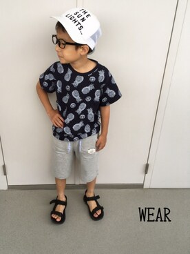 hayu＊さん（キッズ・110cm）の夏コーディネート