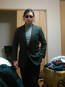 イタリアオヤジ のメンズ人気ファッションコーディネート 髪型 セミロングヘアー Wear