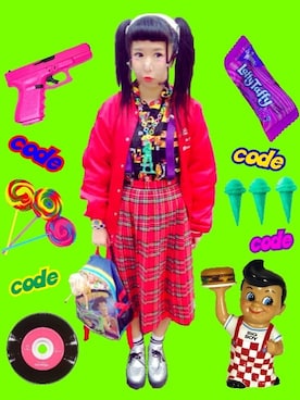 「トイストーリー」｜「アイテム（スタジャン）」を使った、moMoさん（レディース・155cm）の冬コーディネート