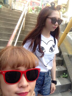 「goocy（グースィー）のアイテム（デニムパンツ）」を使った、igamayaさん（レディース・155cm）の秋コーディネート