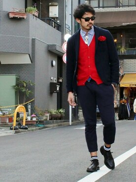 Yanaさん(メンズ・185cm)の春コーディネート