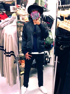 ダビットソンさん(メンズ・182cm)の冬コーディネート