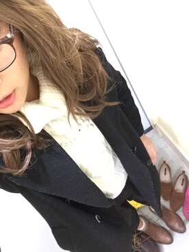 「ZARA BASIC（ザラベーシック）のアイテム（その他アウター）」を使った、erikaさん（レディース・175cm）の秋コーディネート