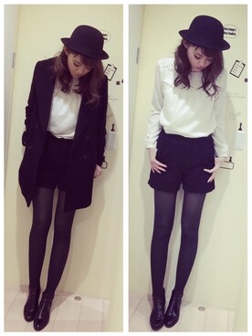 「ZARA BASIC（ザラベーシック）のアイテム（その他アウター）」を使った、erikaさん（レディース・175cm）の秋コーディネート