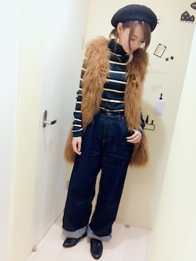 「ESPERANZA（エスペランサ）のアイテム（その他シューズ）」を使った、erikaさん（レディース・175cm）の秋コーディネート