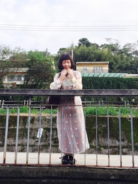 「travel」｜「アイテム（その他シューズ）」を使った、Jessica Her👽さん（レディース・157cm）の冬コーディネート