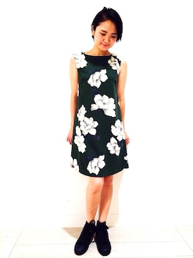 「Aラインワンピース」｜hiroe kaminogouyaさん（レディース・157cm）の夏コーディネート