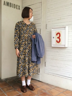 「PAR ICI」｜「アイテム（その他アウター）」を使った、PAR ICIさん（レディース）の秋コーディネート