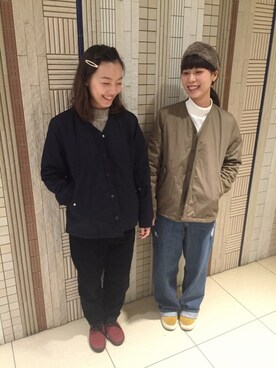 「PAR ICI」｜「アイテム（ブルゾン）」を使った、PAR ICIさん（レディース・153cm）の秋コーディネート