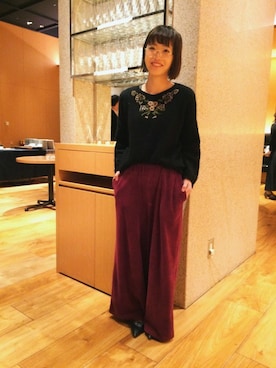 PAR ICIさん（レディース・156cm）の冬コーディネート