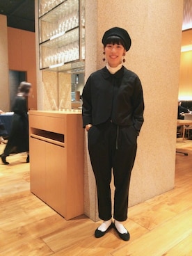 「PAR ICI」｜「アイテム（その他アウター）」を使った、PAR ICIさん（レディース・166cm）の冬コーディネート