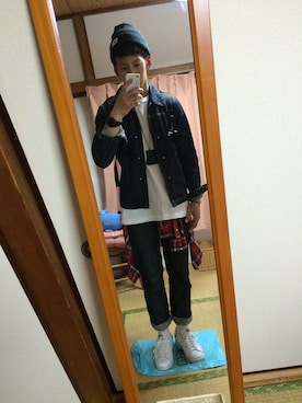 「Pledge（プレッジ）のアイテム（ジャケット/アウター）」を使った、SOUYAさん（メンズ・170cm）の春コーディネート
