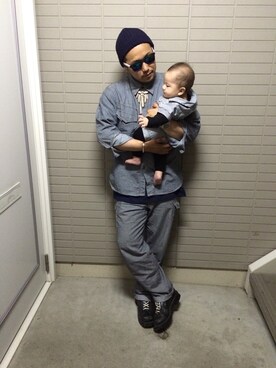 「アイテム（つなぎ/オールインワン）」を使った、TAIKIさん（メンズ・173cm）の秋コーディネート