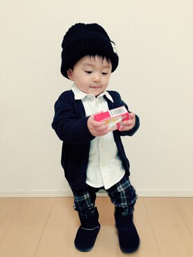 takuさん（キッズ・80cm）の冬コーディネート